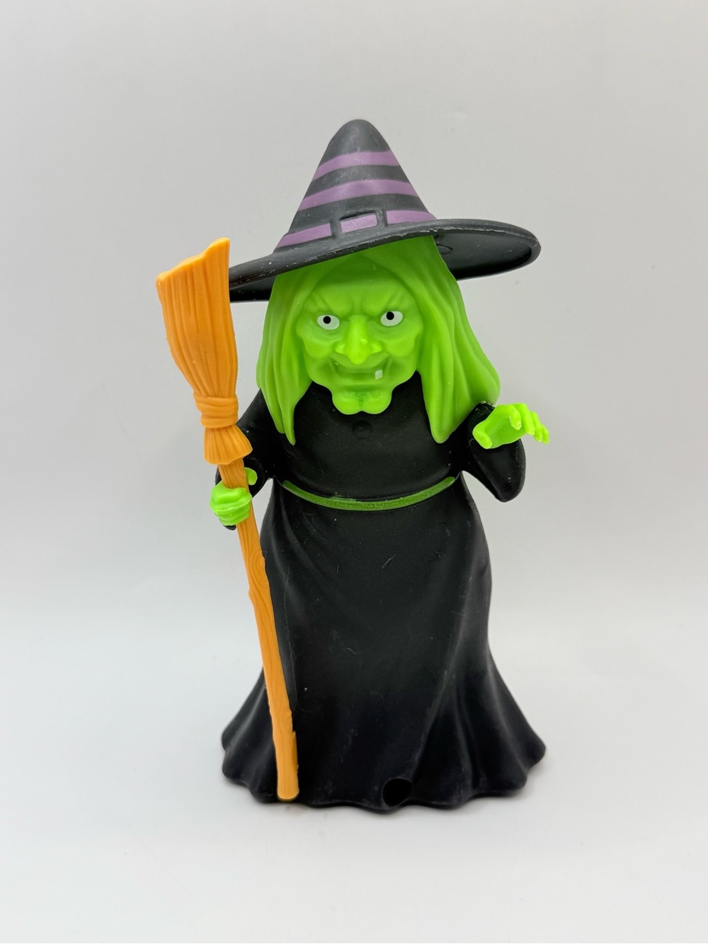 Motion-Activated Light-Up Cackling Witch Halloween Decoration 7β with Broom